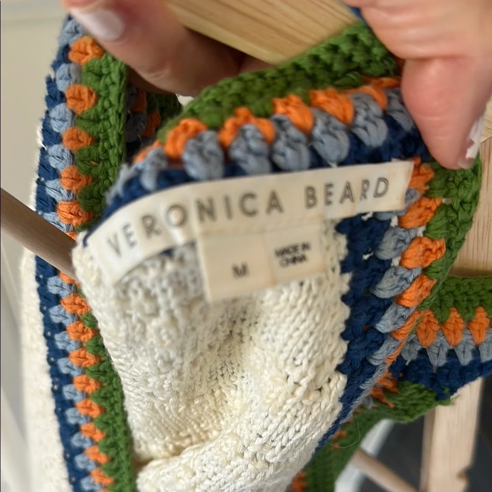 Veronica Beard Multicolor Crochet Tank - Picture 2 of 5